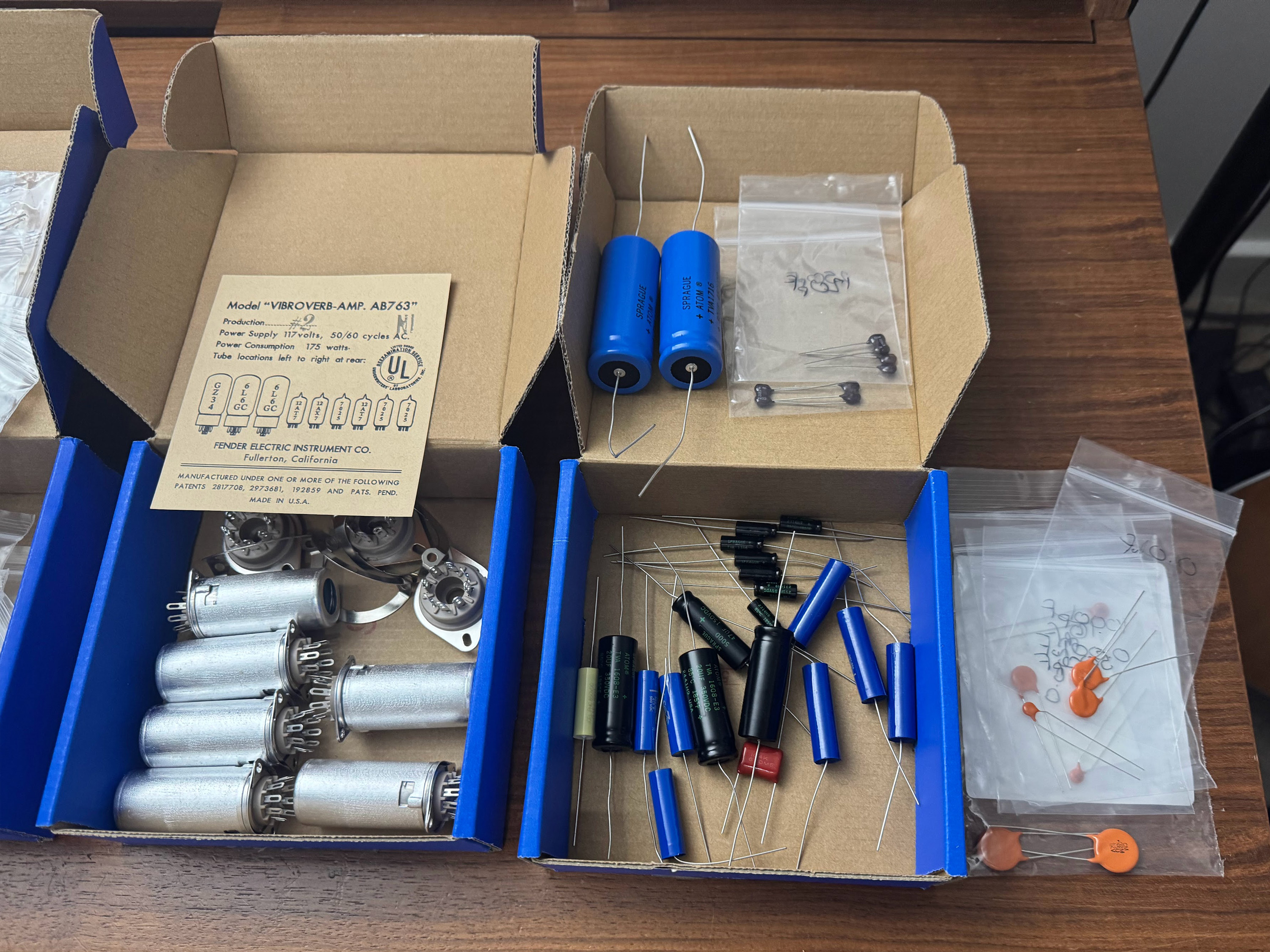 '64 Vibroverb Build Process