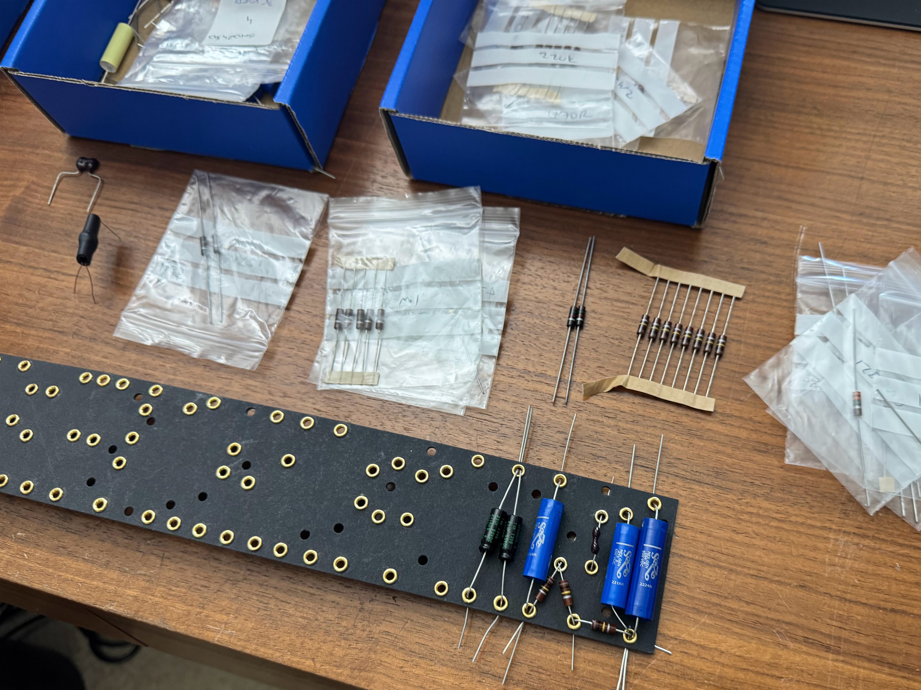 '64 Vibroverb Build Process