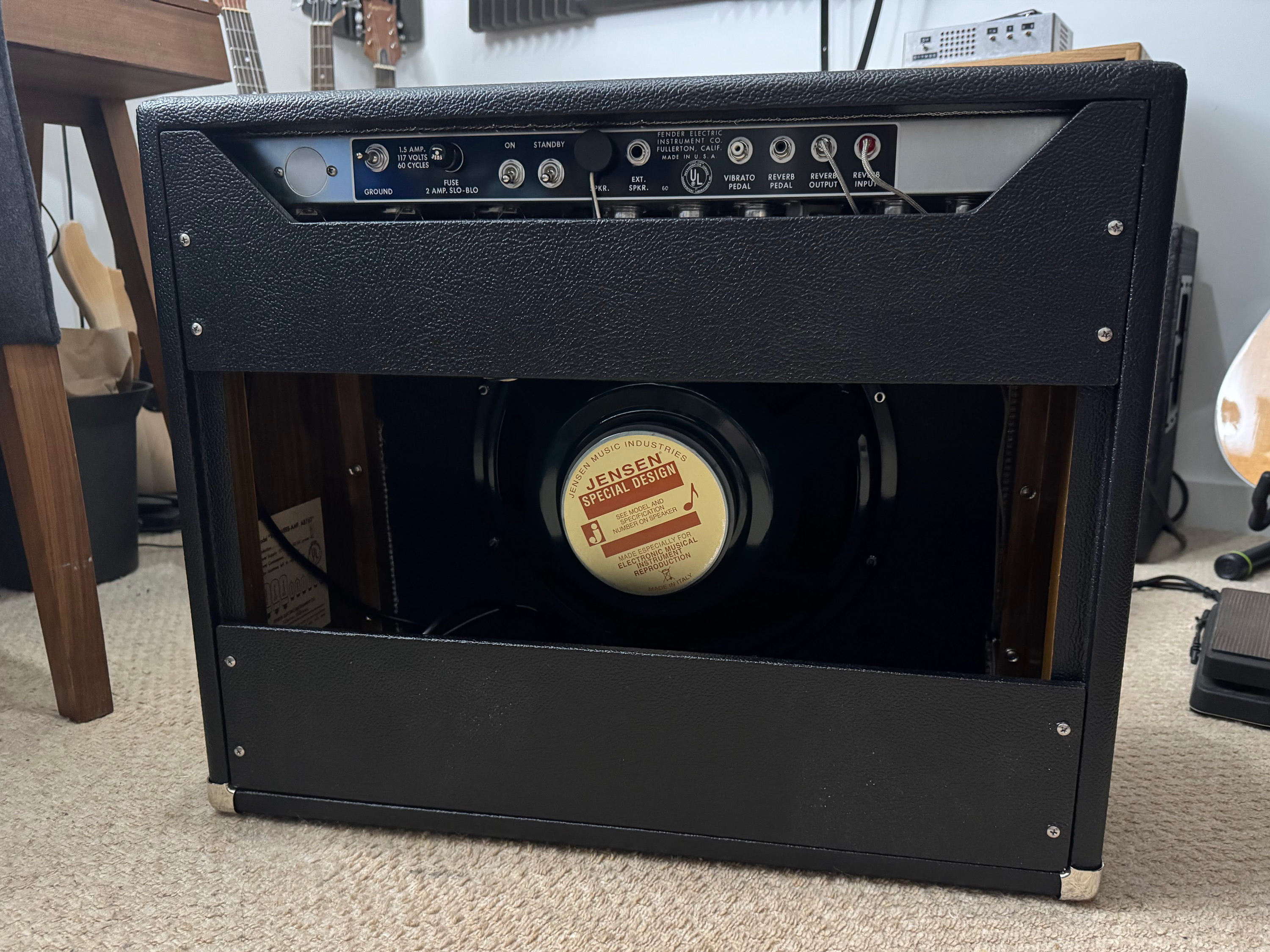 '64 Vibroverb Build Process